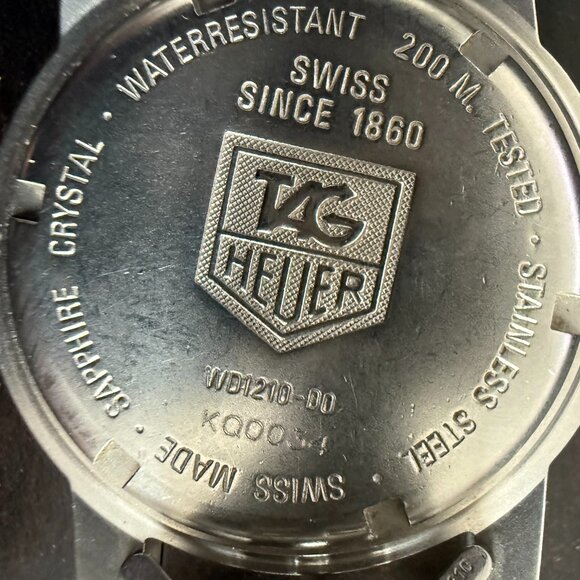 Tag Heuer WD1210 Men's watch - Picture 2 of 3